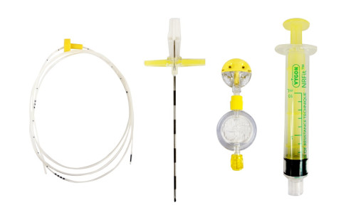 Mini-set with PERIPUR catheter