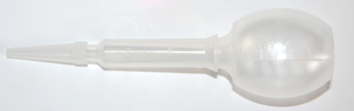 Bulb syringe for irrigation and aspiration