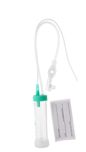 Mucus extractor with control suction connector