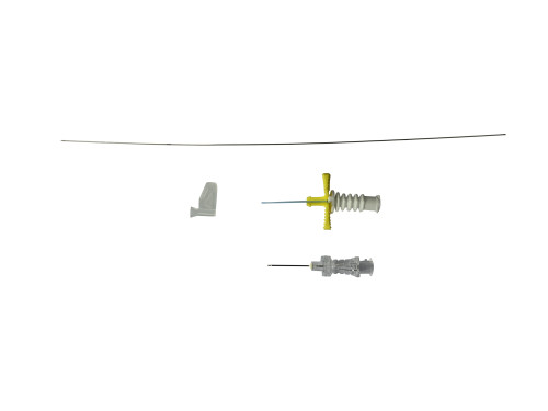 Microsite insertion kit: modified Seldinger technique