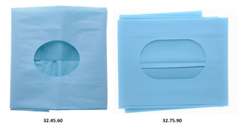 Drape towels with fenestration