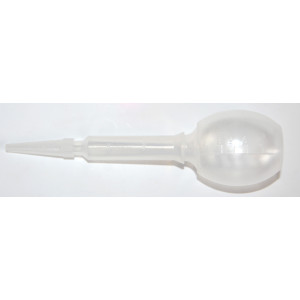 Bulb syringe for irrigation and aspiration