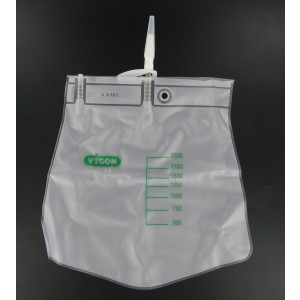 Urine bag for hourly diuresis unit