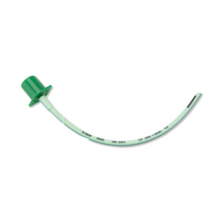 Endotracheal tube - soft green tube