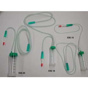 Aspirateur de mucosités adaptable aux fibroscopes