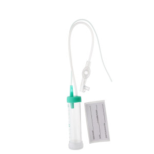 Mucus extractor with control suction connector
