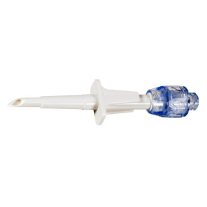 Needle-free vial access cap with Vadsite
