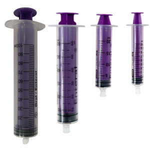 Transparent syringes