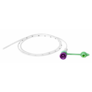 Silicone feeding tubes - closed tip