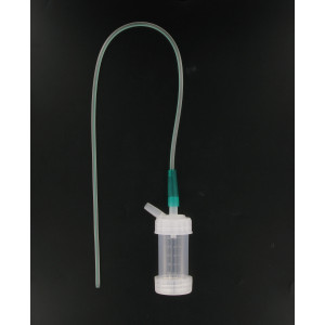 Mucus extractor with screw cap