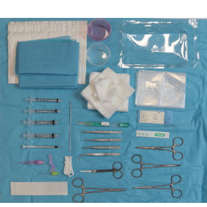 Placement pack for umbilical catheter
